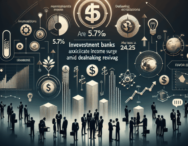 Investment Banks Anticipate 2025 Income Surge Amid Dealmaking Revival