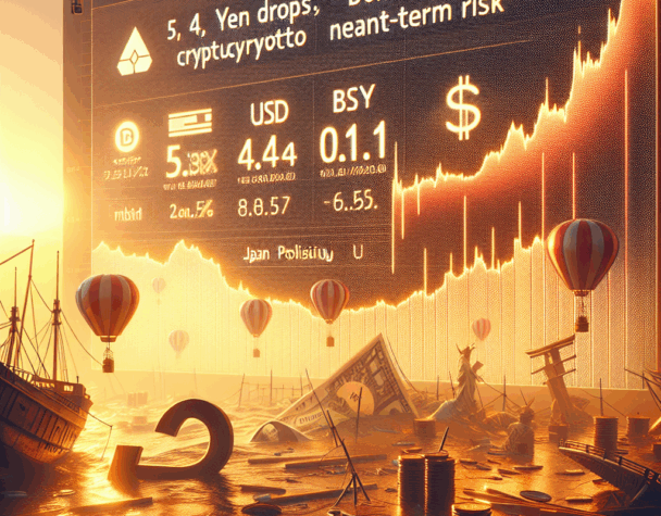 Yen Drops; Dollar Surge Pins Crypto Near-Term Risk