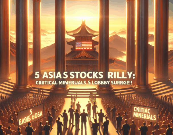 Asia Stocks Rally; Critical Minerals Lobby Surge!!