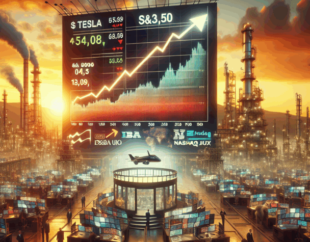 S&amp;P 500 Nears Record as Energy Surges