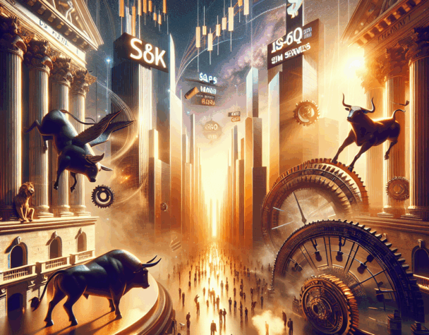 S&amp;P 500, Dow Hit Records as Data Gap Boosts Bulls!
