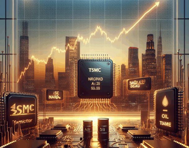 TSMC Beat Spurs Nasdaq; Oil Drop Hits Dow Energy!!