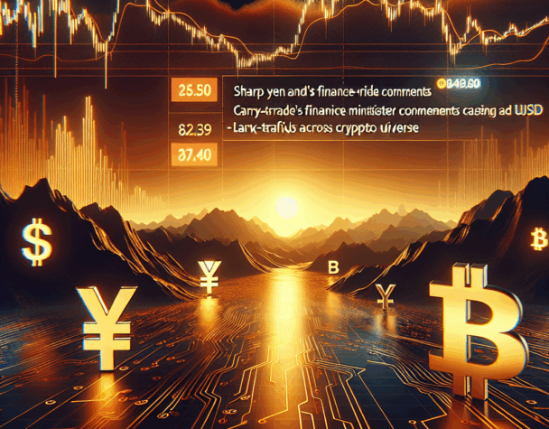 USD/JPY Shock Sends Crypto Risk-Off; Bitcoin Drops