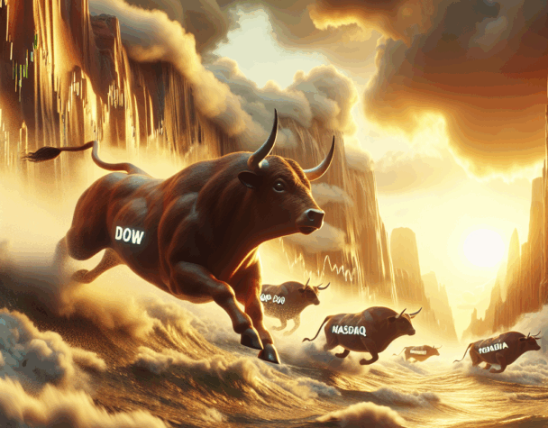 Stocks Rally: Dow Jumps, Tech Slips, Fed Cuts Now!