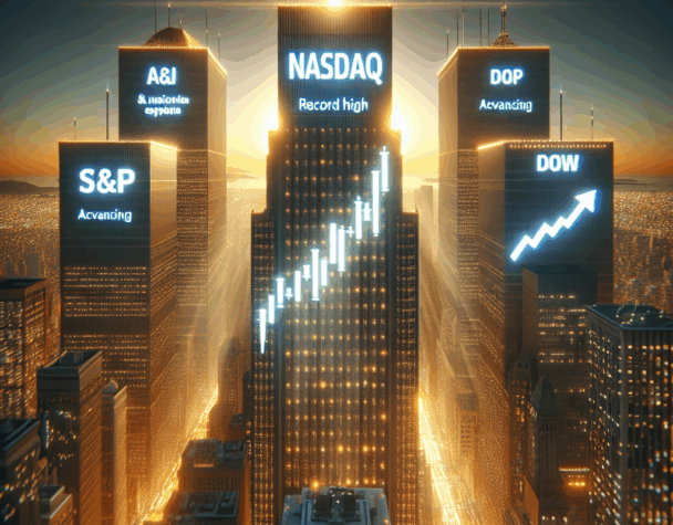 Nasdaq Hits Record; S&amp;P Up, Dow Retreats Post-Fed!