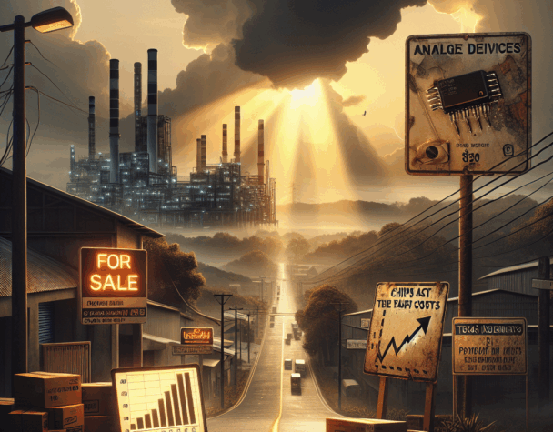 ADI Slides After TI Forecast, Penang Plant Sale