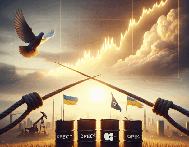 Brent Reacts to OPEC+ Hold, Ukraine Ceasefire Hope