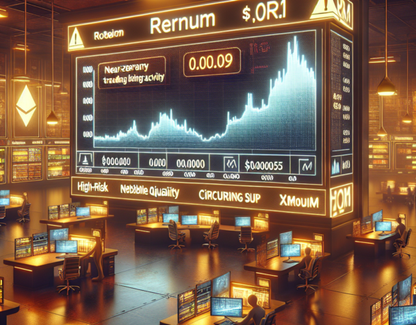 Aerum (XRM) Stagnant: $0.00055 Price, Zero Volume