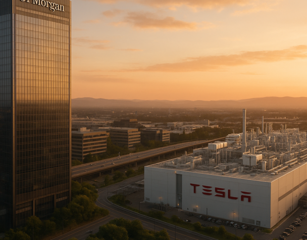 JPMorgan $8B Junk Bonds Fuel EA LBO; Tesla Terafab