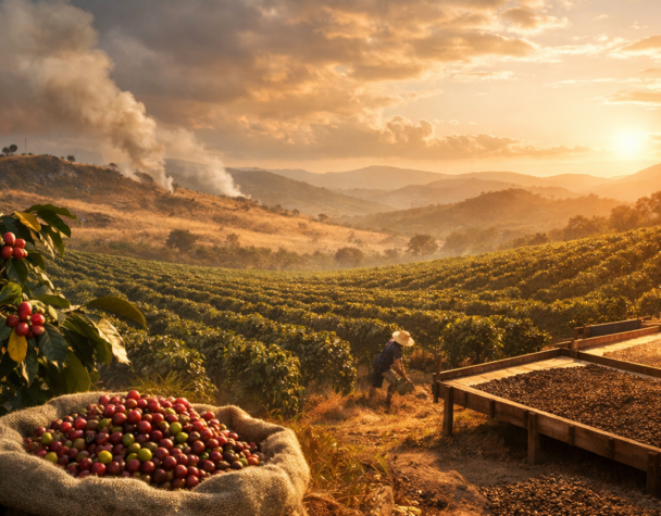 Brazil Record 2026 Coffee Crop Faces Heat Risk Now