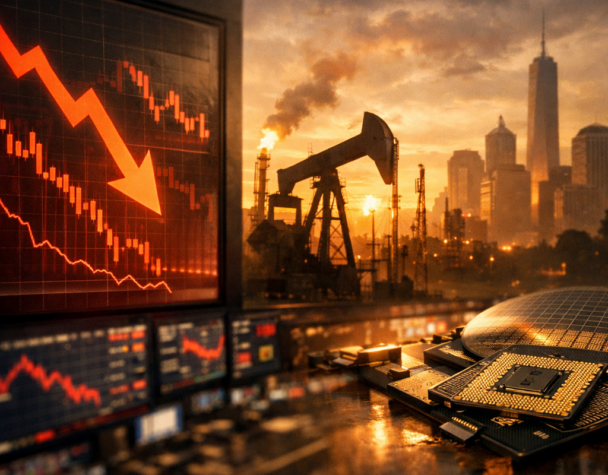 S&amp;P 500, Dow, Nasdaq Slip as Oil and AI Shock Today