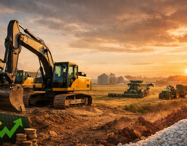 Deere Excavator Launch Boosts DE; Tenna Purchased!