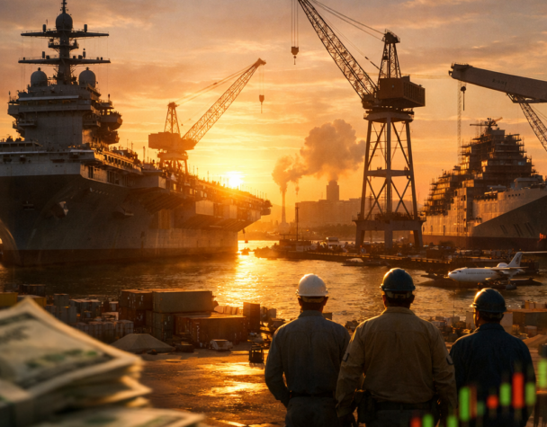 HII: Short Interest Up; Ingalls Wage +18% Pact Now