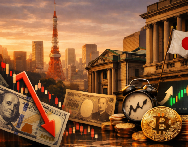 USD/JPY Drop and BoJ Move Shake Crypto Flows Today