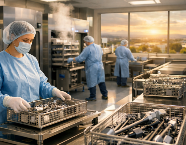 Steris Poised by Reprocessing Surge, No News Brief