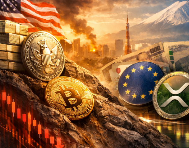 USD Rally Pushes Bitcoin Down; XRP Gains