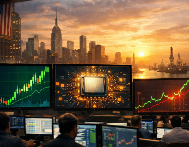Dow’s 538-Point Rally Sends Tech, Chip Stocks High