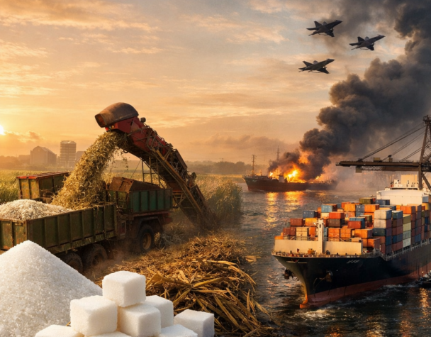 Sugar Supply Surge Meets Shipping Disruption Now!!