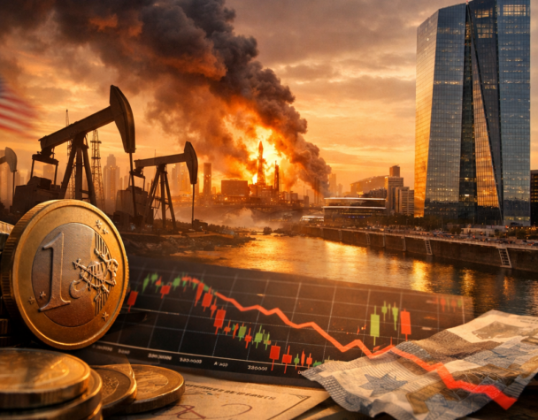 Euro Falls to 1.15 on Energy Shock, ECB Signals