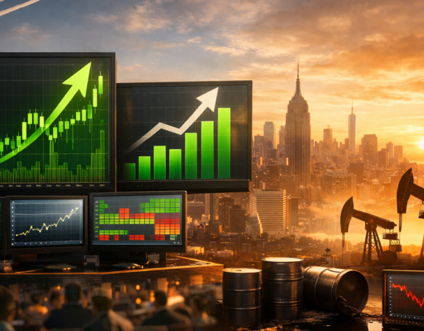 Ceasefire Rally: Dow, S&amp;P, Nasdaq Rally; Oil Falls