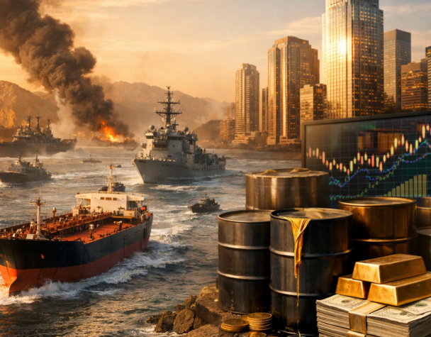 Hormuz Blockade Sparks Oil Surge; Goldman Tops Q1!