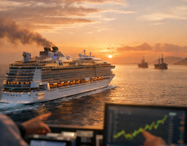 RCL Rally After Q1 Beat; EPS Outlook Trimmed, Fuel