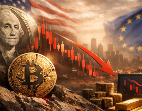 DXY Strength Squeezes BTC; EUR Drops, ETFs Outflow