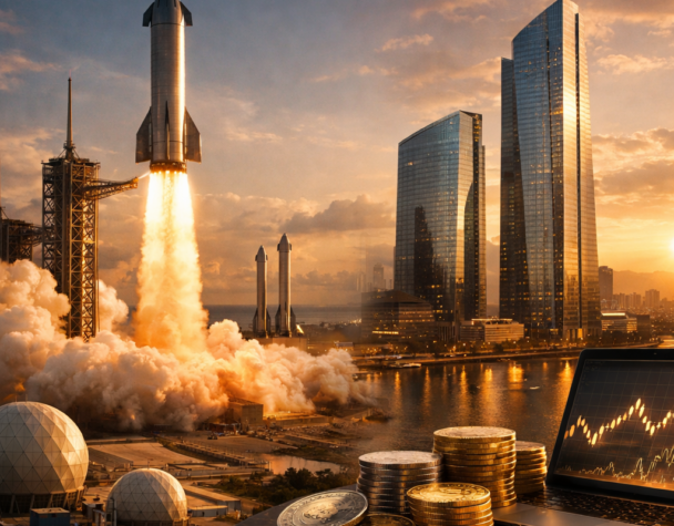 SpaceX Files Trillion-Dollar IPO; Tether Buys XXI.