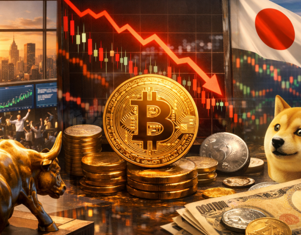 Stocks Rally Drains Crypto; Yen Ripples Boost DOGE