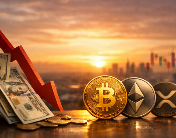 Dollar Slide Boosts Crypto; XRP Loses Momentum Now