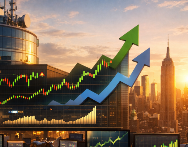 Cisco Surge Sends Dow Past 50,000; S&amp;P, Nasdaq