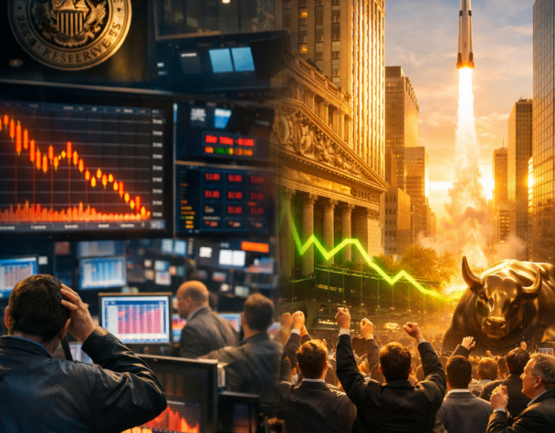 Fed Rate Signal Sends Tech Down; Dow Hits High Now