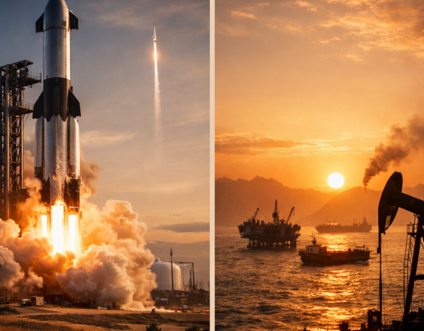 SpaceX $25B Bond Deal Shakes Credit; Oil Falls Now