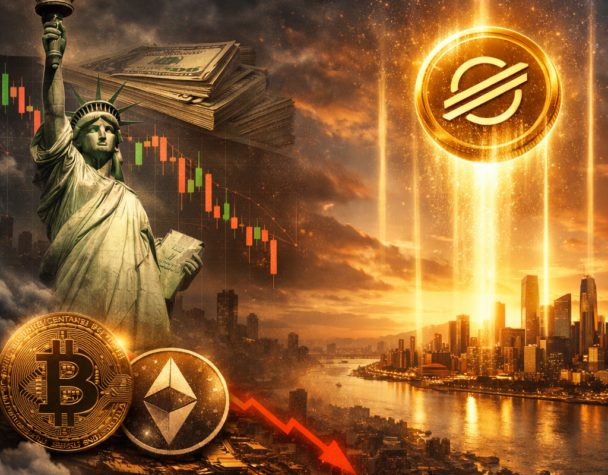 USD Strength Pressures Crypto; Stellar Surges Now!