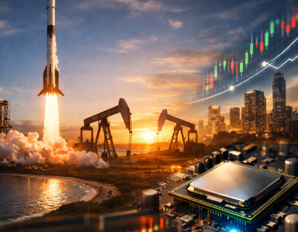SpaceX Surge, Oil Drop, Intel Upgrade Drive S&amp;P Q2
