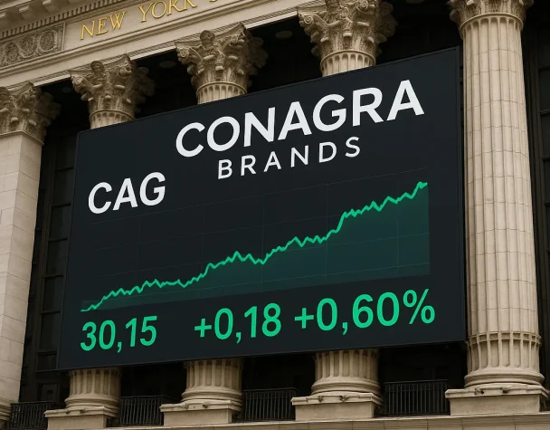 Conagra Brands Inc. Sees Minor Increase in Stock Value Amid Investor Adjustments