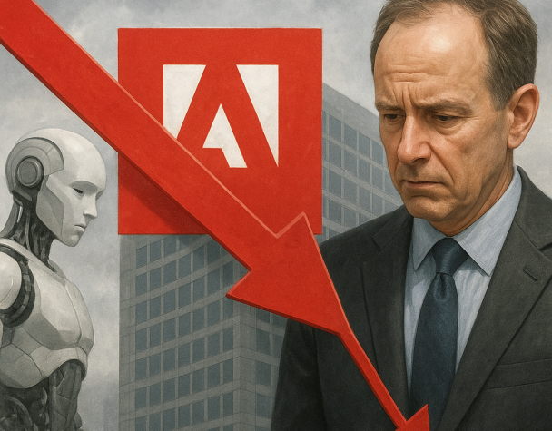 Adobe’s Stock Declines Amid AI Competition and Leadership Changes