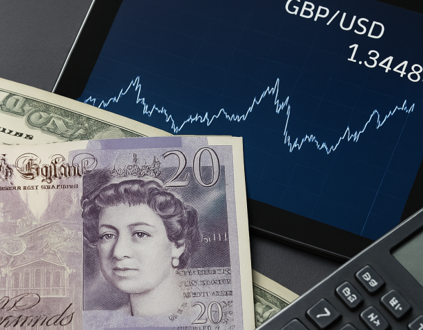GBP/USD Exchange Rate Stabilizes at 1.3448 Amid Consistent Economic Data