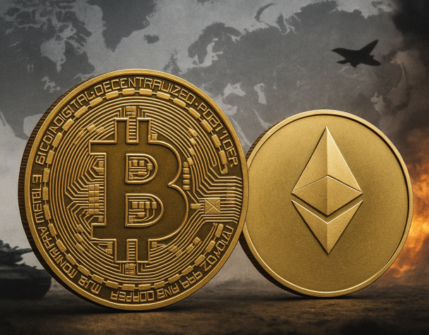 Bitcoin Dips Amid Geopolitical Tensions; Ethereum Shows Resilience