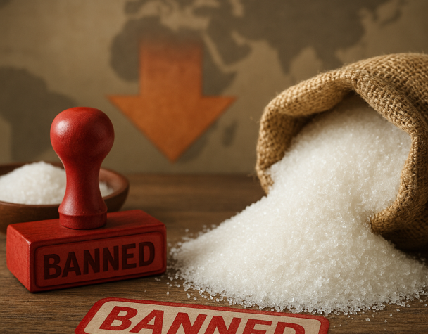 India’s Sugar Export Ban and Global Surplus Weigh on Market Prices
