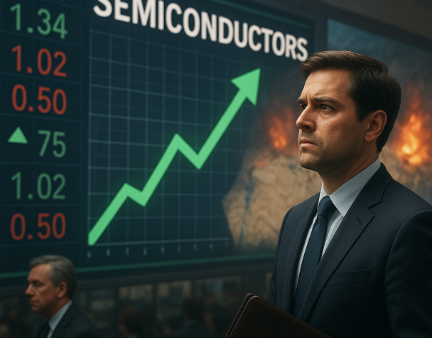 U.S. Stock Markets React to Semiconductor Surge Amid Middle East Tensions