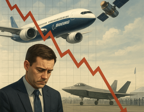 Boeing’s Stock Declines Amid Defense-Focused Farnborough Airshow and Satellite Contract Developments