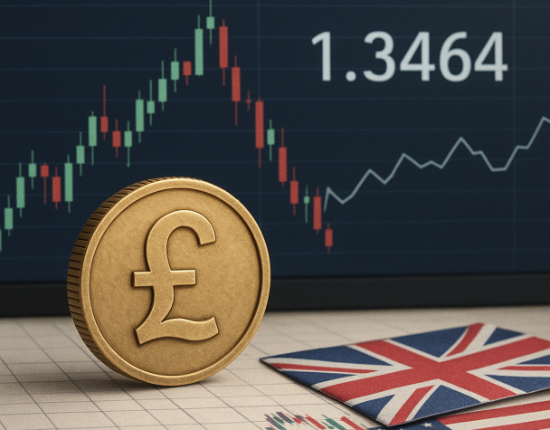 GBP/USD Exchange Rate Holds at 1.3464 Amid Steady Economic Indicators