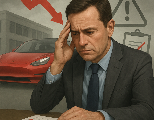 Investor Confidence Dips as Tesla Confronts Regulatory Pressures and Delivery Issues