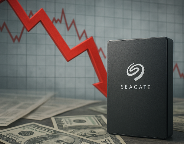 Seagate Technology’s Stock Declines Amid Market Volatility and Analyst Downgrades