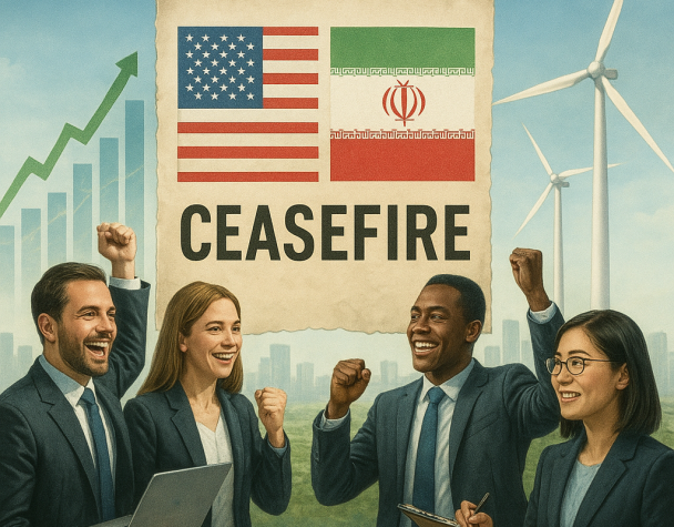 Investors Mobilize as U.S.-Iran Ceasefire Prompts Renewed Confidence in Markets and Green Energy