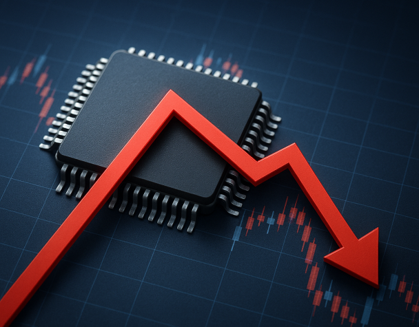 Microchip Technology Shares Decline Following Stock Drop Amid Lighter Trading