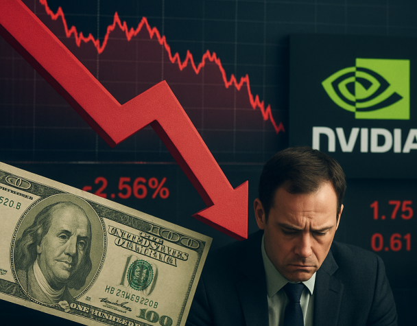 U.S. Stocks Slide as Bond Yields Climb, While NVIDIA Plummets After Earnings Miss