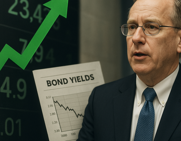 Wall Street Rebounds as Bond Yields Ease; Fed’s Waller Signals Cautious Rate Moves