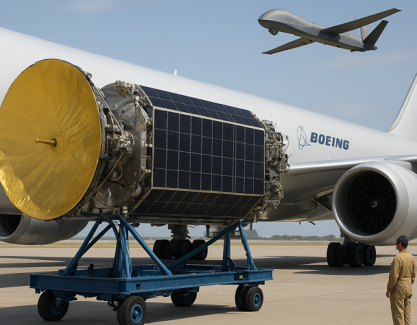 Boeing Completes O3b mPOWER Satellite Delivery and Secures Navy Drone EW Upgrade